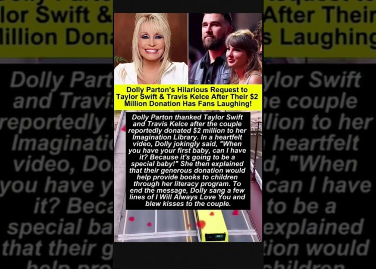 Dolly Parton’s Hilarious Request to TaylorSwift & Travis Kelce #shorts #facts#celebrity