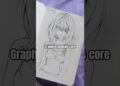 Graphite pencil core #shorts #art #artist #drawing #sketch #pencildrawing #oc