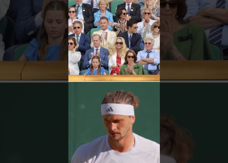 Zverev impressed the Royal Box with that one! 👏