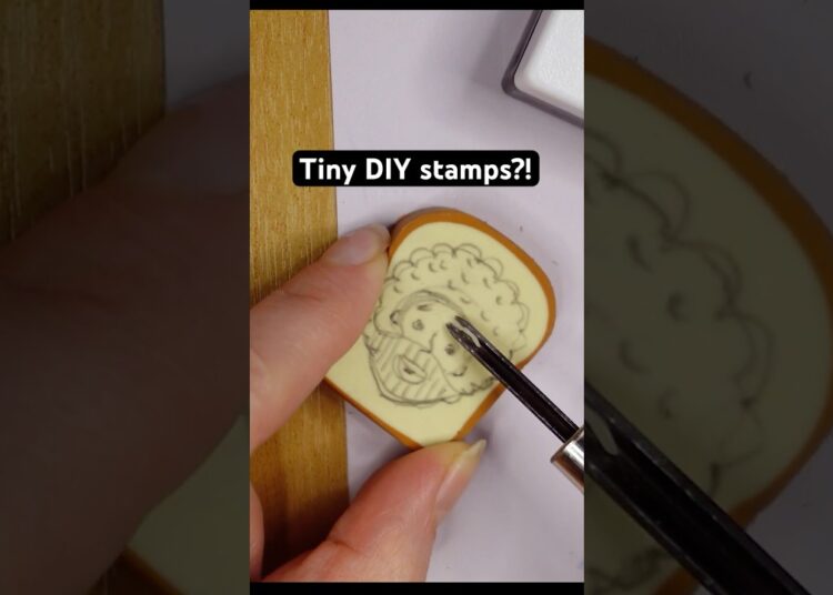 Carving famous artists into bread erasers