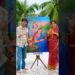Peaceful village life India | Radha Krishna #villagelife #painting #artist #art #holi