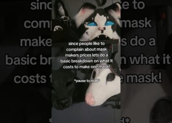 $50+ for a mask is NOT asking much. #animalmask #art #artist #breakdown #fyp #viral #blowup #99k