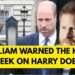 WILLIAM WARNED KING – NOW THIS BOMBSHELL #kingcharles #princeharrylatest #royal