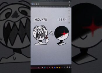 Manga Expressions: Holy?! VS ??? 😭 #digitalart #shorts #drawing #art #digitaldrawing