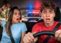 Teaching my Son how to Drive *Pulled Over*