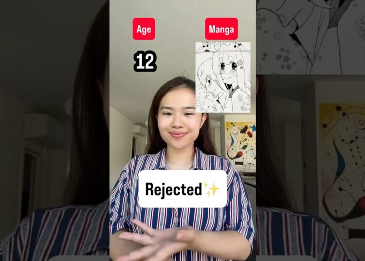 Manga contest vs What I’ve got #manga #mangaka #otaku #Japan #art #comic #mangaartist