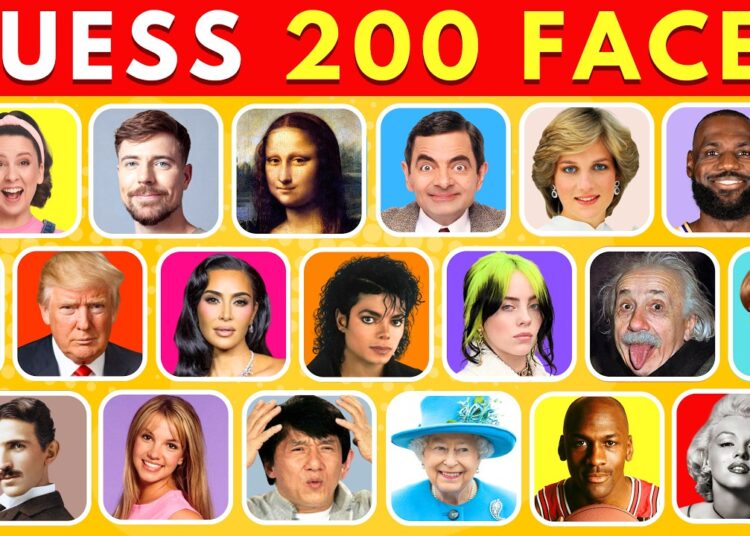 GUESS 200 FAMOUS FACES IN 3 SECONDS 🤯 | Only 1% Can Get 100%!
