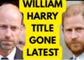 HARRY WILLIAM TITLE GONE -LATEST #royal #princeharryandmeghanmarkle #britishroyalfamily