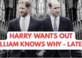 HARRY REALLY DOES WANT OUT WILLIAM TO THE RESCUE? #princeharrymeghan #royal #trapped