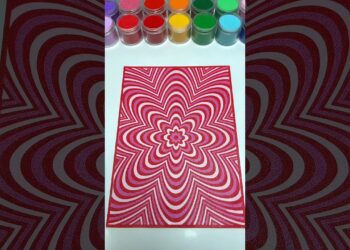 🌸 Mesmerizing Flower Sand Art ❤️ #asmr #sandart #satisfying #oddlysatisfying #asmrsounds