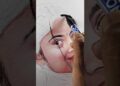 cut girls drawing #viralvideo #traverart #drawingprocess #art #girldrawing #drawing #artist #sketch
