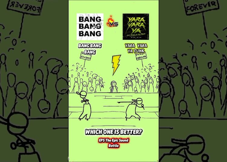 YARA YARA YA FUNK VS BANG BANG BANG (MUSIC BATTLE)#music #song #battle #phonk #funk #fyp