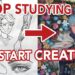 What Most Artists Get Wrong About Studying