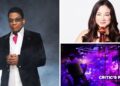 L-R (clockwise): Iconic jazz pianist Herbie Hancock; violist Sharon Wei, The Glass Orchestra (Photos courtesy of the artists)