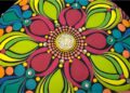 Vibrant Colorful Mandala | Rock Painting Tutorial 4.5″ Art Stone