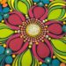 Vibrant Colorful Mandala | Rock Painting Tutorial 4.5″ Art Stone