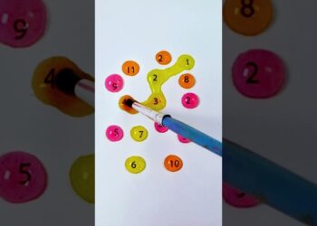 Water drop Fun color #art #satisfying #puzzle #diy #creative #colors