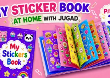 I Made My Own Sticker Book! 📖💡