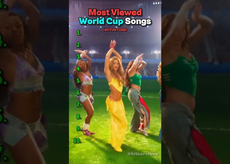 Most Viewed World Cup Songs Ever! ⚽🏆