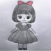 new year drawing 2025 easy pencil art girl 👯