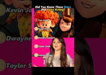 Did You Know These Stars Did Voice Acting? #celebrity #voice #shorts #funny #funnymoments #foryou