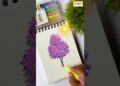 😱How To Draw Beautiful Tree #shorts #treedrawing #tutorial #art #drawing #artist