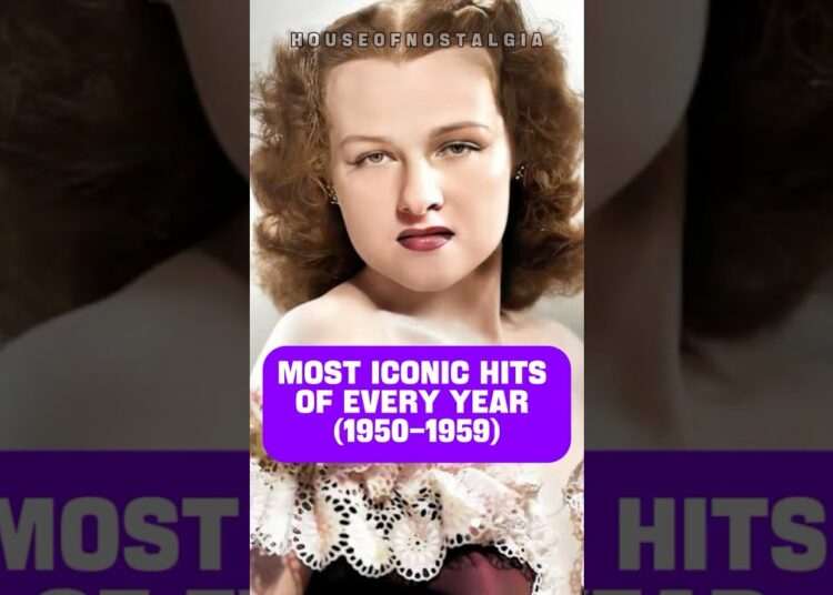 Most Iconic Hits Of Every Year #1950s #50s #classichits #nostalgia #music