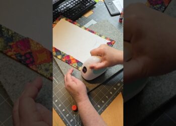My new chunky quilted journal cover #diy #quilted #art