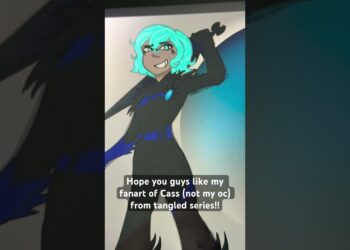 Cass🩵|| #tangledtheseries #art #artist #rapunzelstangledadventure #cassandratangled #shorts
