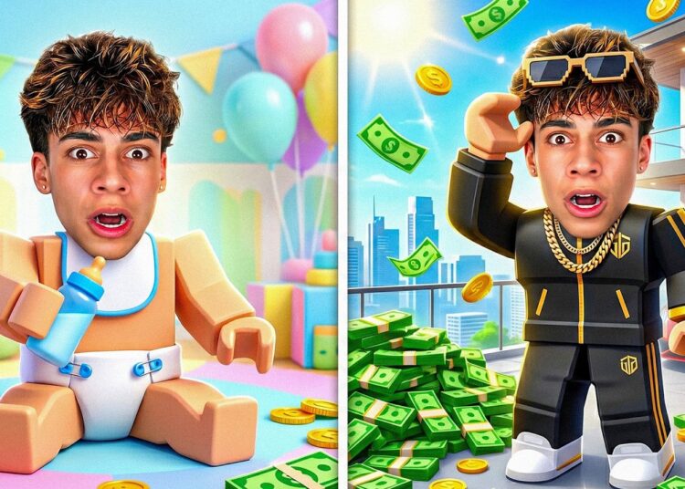 I Lived From BIRTH To DEATH In Roblox… | Royalty Gaming