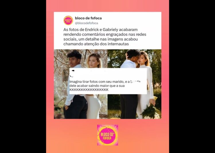 As fotos de #endrick e Gabriely acabaram rendendo comentários engraçados nas redes sociais. #fofoca