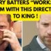 HARRY BATTERS “WORKSHY” WILLIAM WITH THIS LATEST #princeharry #royal #work