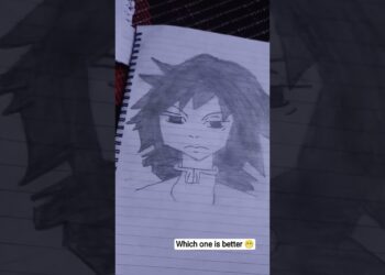 Which one is better 😁 #fypシ #anime #drawingtutorial #artist #artwork