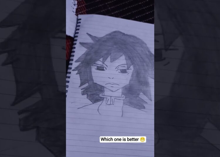 Which one is better 😁 #fypシ #anime #drawingtutorial #artist #artwork