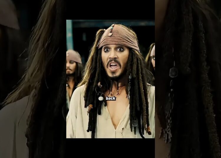 One of the most unusual scenes in Pirates of the Caribbean #celebrity