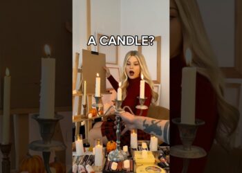CAN I DRAW WITH A CANDLE?🕯️TRY THIS ART TUTORIAL! #art #tutorial #wednesday #shorts #diy #painting