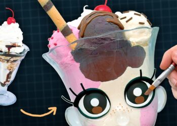 creating an *ICE CREAM SUNDAE GIRL* sculpture