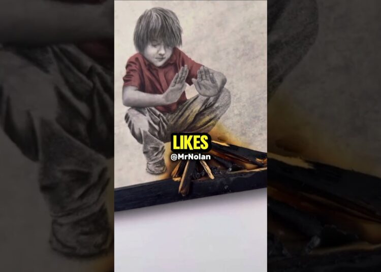 This Artist Destroys His Own Art. #art #shorts