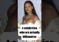4 celebrities who are actually billionaires #goviral #celebrity #hollywood