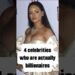 4 celebrities who are actually billionaires   #goviral #celebrity #hollywood
