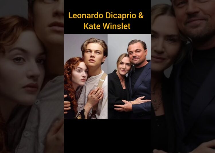 Lenardo DiCaprio & Kate Winslet Together #thenvsnow #celebrity #transformation