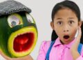 Andrea Kaden and Charlotte Watermelon Arts and Crafts Challenge