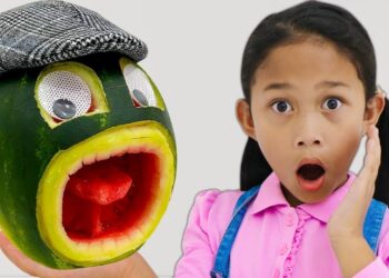 Andrea Kaden and Charlotte Watermelon Arts and Crafts Challenge