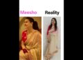 #meesho #celebrity #saree #online /reality #viral shorts video #shorts