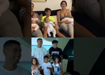 Ronaldo Royalty Familia 💛❤️#shorts | ronaldo family #georgina #ronaldo #trending #ronaldo7