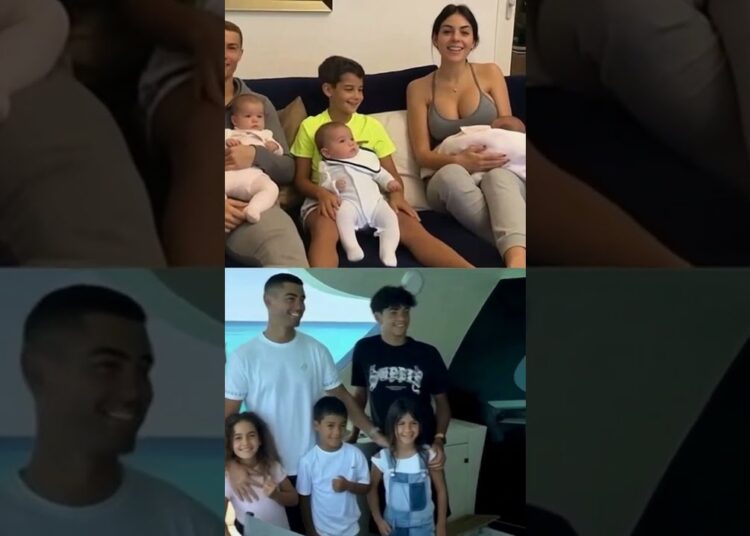 Ronaldo Royalty Familia 💛❤️#shorts | ronaldo family #georgina #ronaldo #trending #ronaldo7