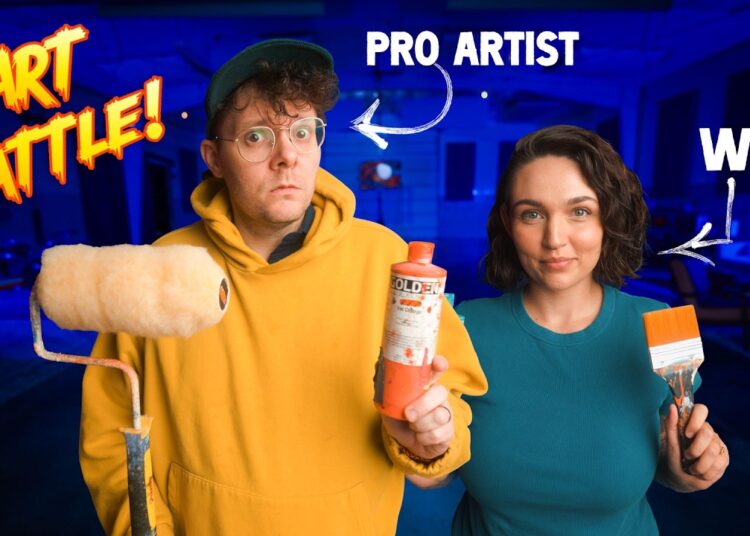 I challenge 3 artists to a SPOUSE ART BATTLE!