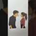 What’s hidden inside his mind? (Wait for the end) 💔 #art #viral #shorts