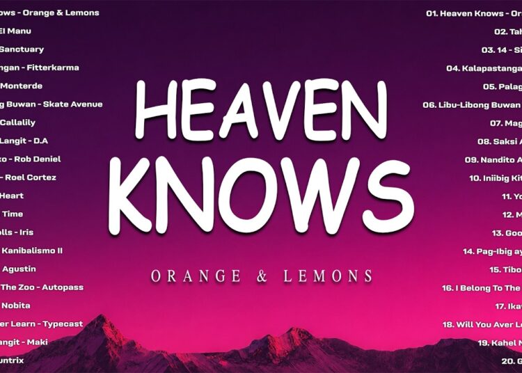 Heaven Knows – Orange & Lemons🌙Top 1 Hits Philippines 2026👑OPM Trending Mix | Best Tagalog Love Song
