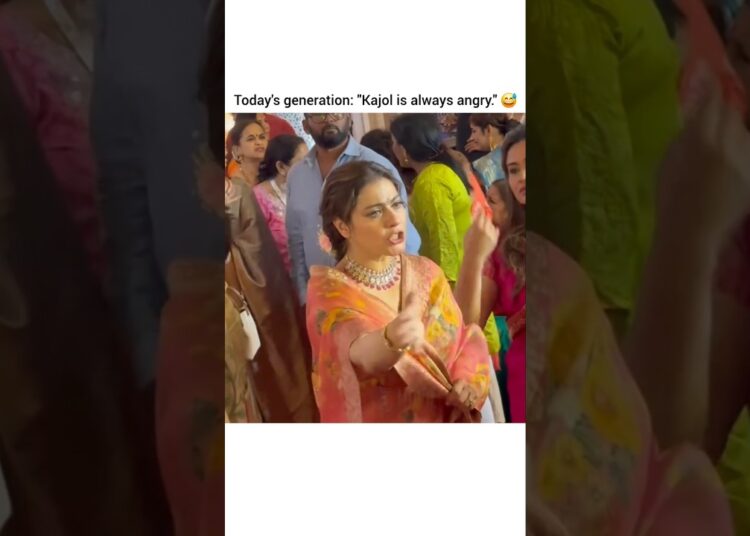 kajol is always angry 🤔 #kajol #bollywood #viral #celebrity #deepikapadukone #aliabhatt #shorts